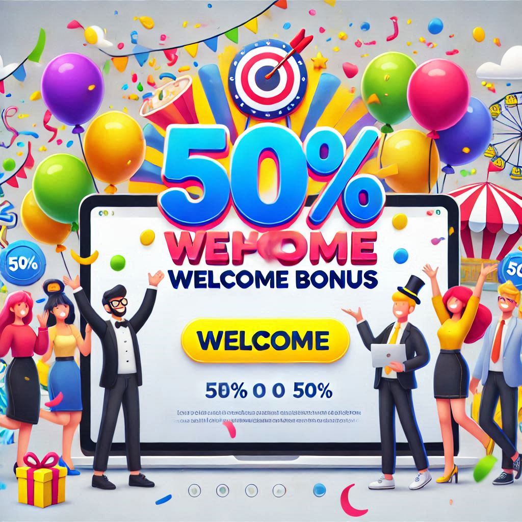 50% Welcome Bonus